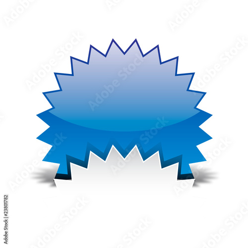 Cerchio blu stellato con riflesso incastrato