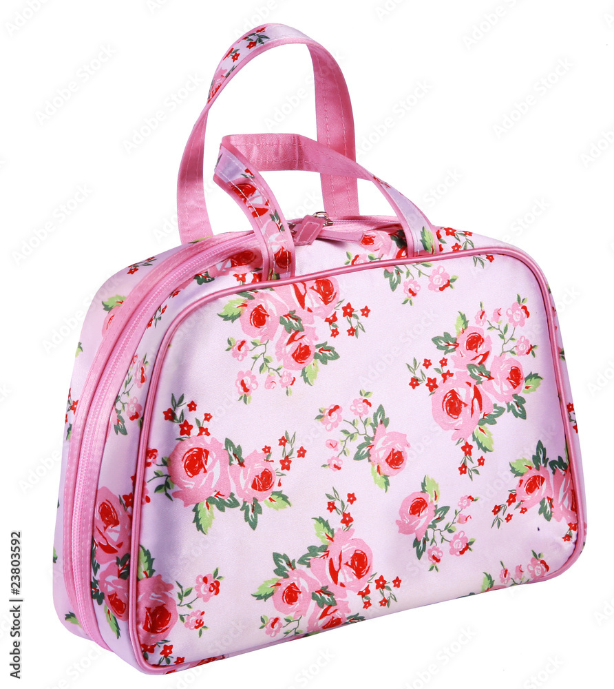 rosy hand bag for cosmetic rosy hand bag for cosmetic