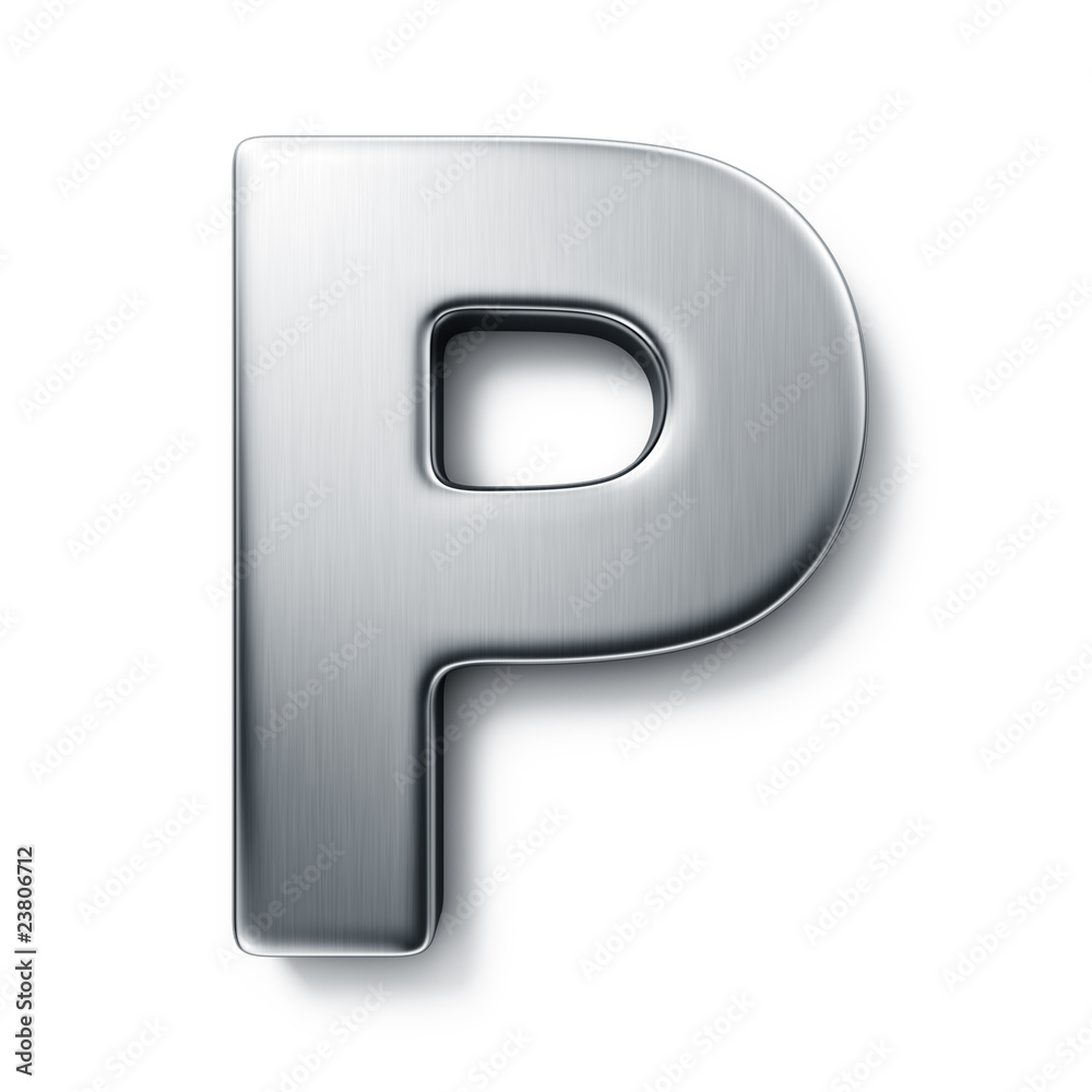The letter P The letter P
