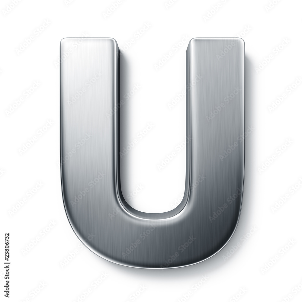 The letter U The letter U
