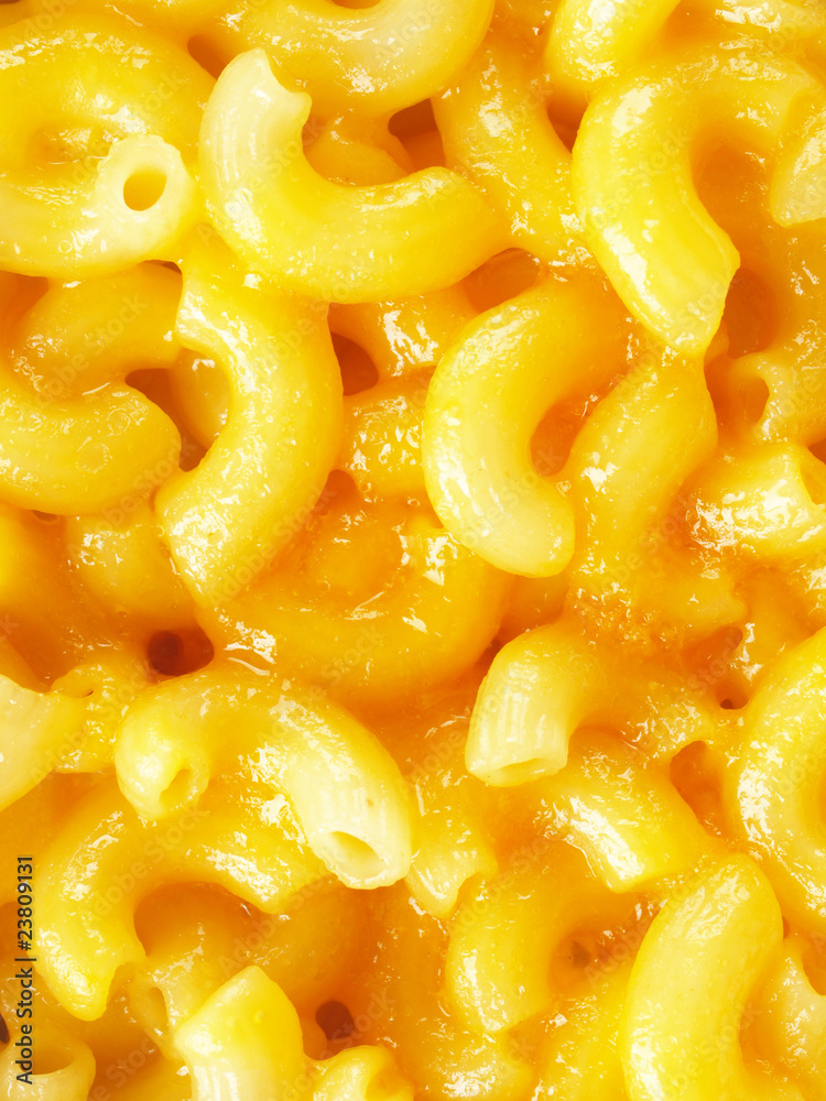 macaroni and cheese close up