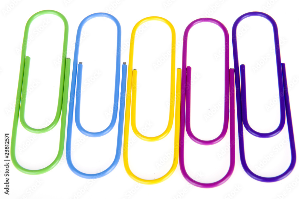 colorful paperclips colorful paperclips