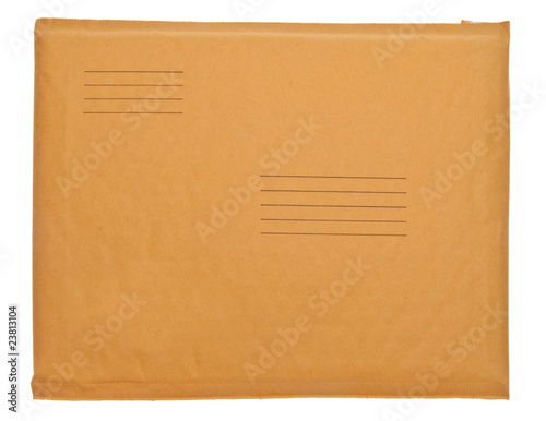 Real Business Envelope with Lines for Shipping Address