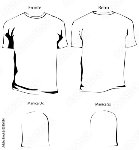 Template t-shirt