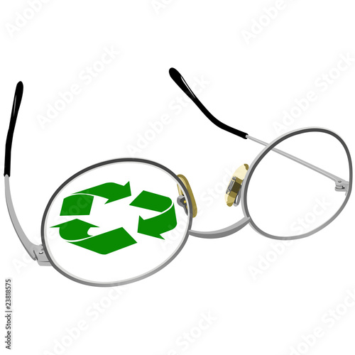 Eye On Recycling Vector