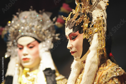 Photography chinese opera dummy