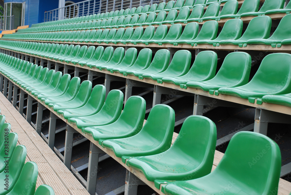 Obraz premium Empty bleachers
