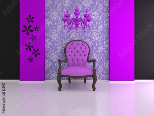 violet chair