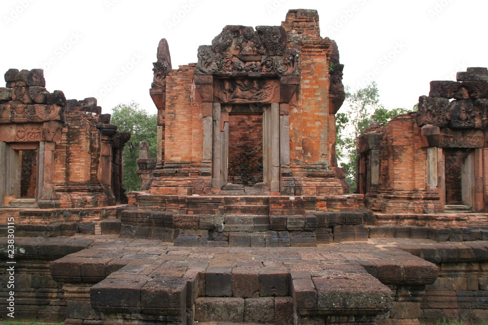 Naklejka premium central temples, Ku Pleuy Noi, Khon Kaen