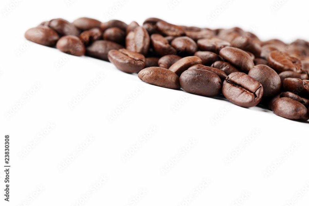Coffee bean border Coffee bean border