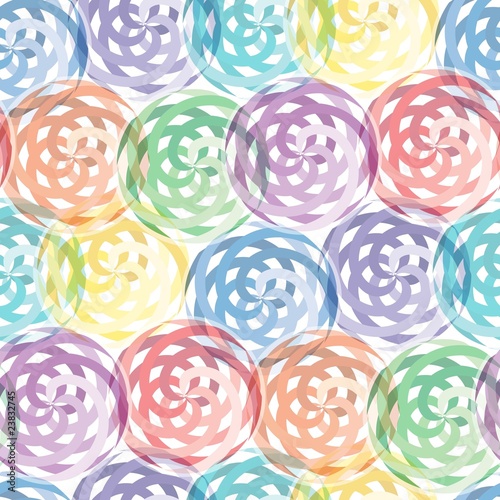 Seamless vivid swirl pattern
