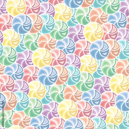 Seamless vivid swirl pattern