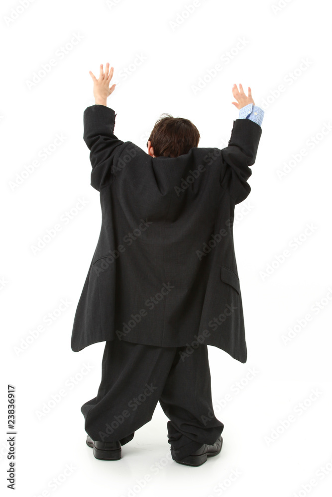 Adorable Boy in Over Sized Suit Adorable Boy in Over Sized Suit