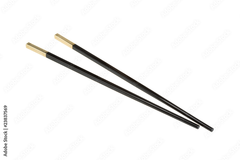 Chopsticks in the eastern traditional cuisine.