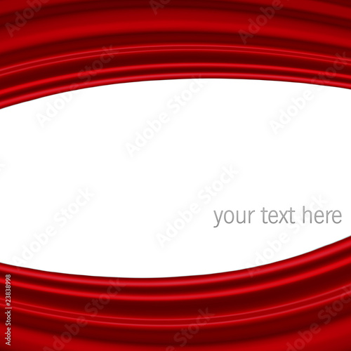 Abstract wave illustration with space for your text