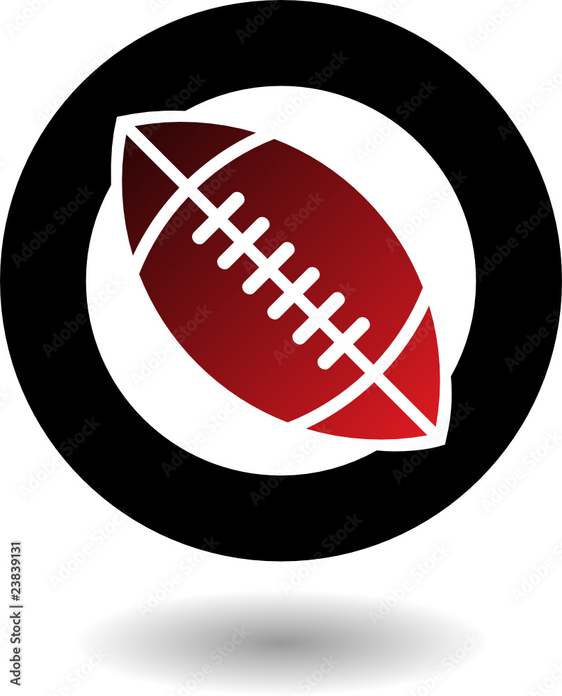 red american football ball isolated on white red american football ball isolated on white