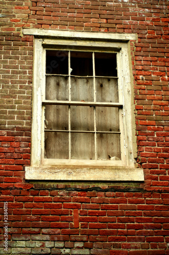 Window on a abandoned building