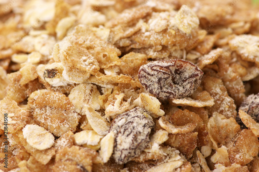 Obraz premium Muesli close-up