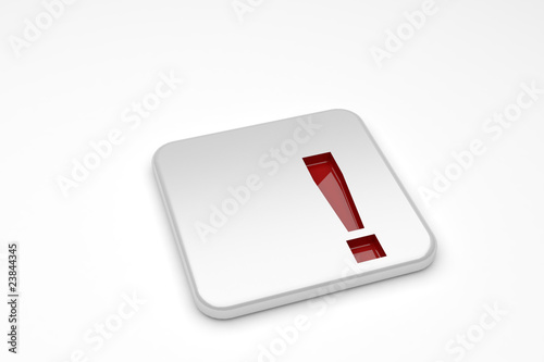 Punto esclamativo rosso