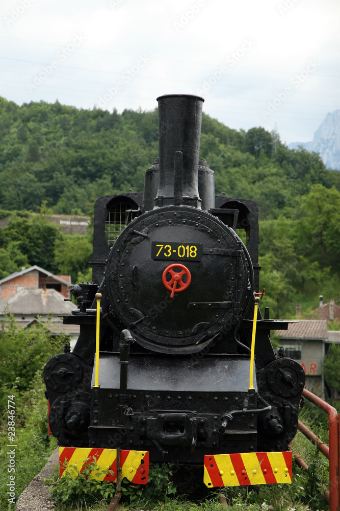 Obraz premium dampflokomotive