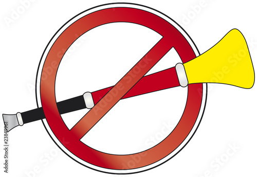 No Vuvuzela Verbotsschild