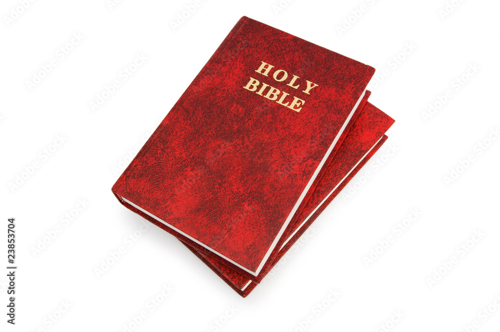 Bible book isolated on the white background Bible book isolated on the white background