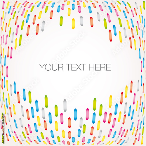 Multicolored dot background vector point illustration