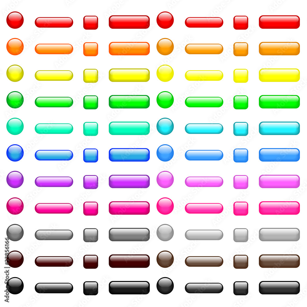 Colorful Vector Web Buttons