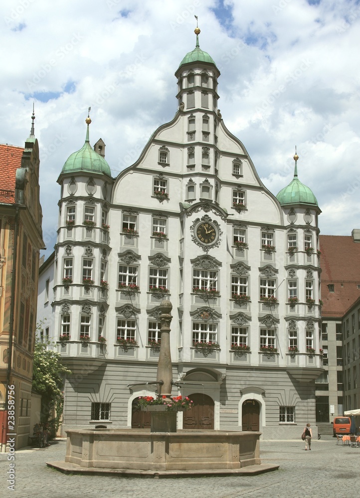 Fototapeta premium Memmingen, Rathaus