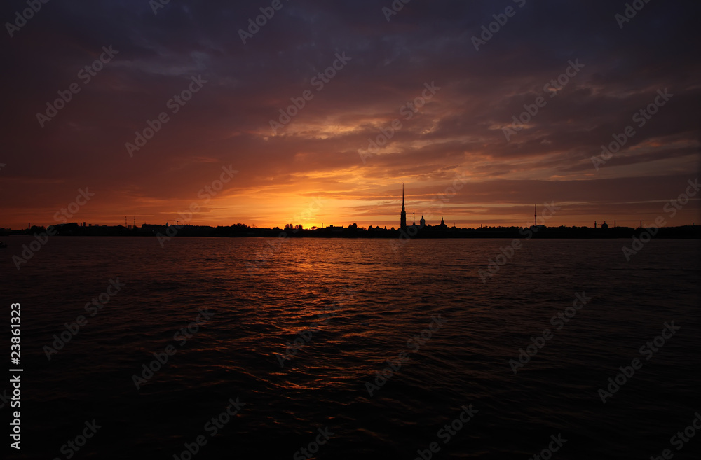 Saint Petersburg Sunset
