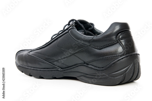 Male shoes isolated on the white background