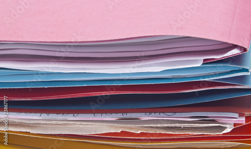 Colorful Files Border or Background Image