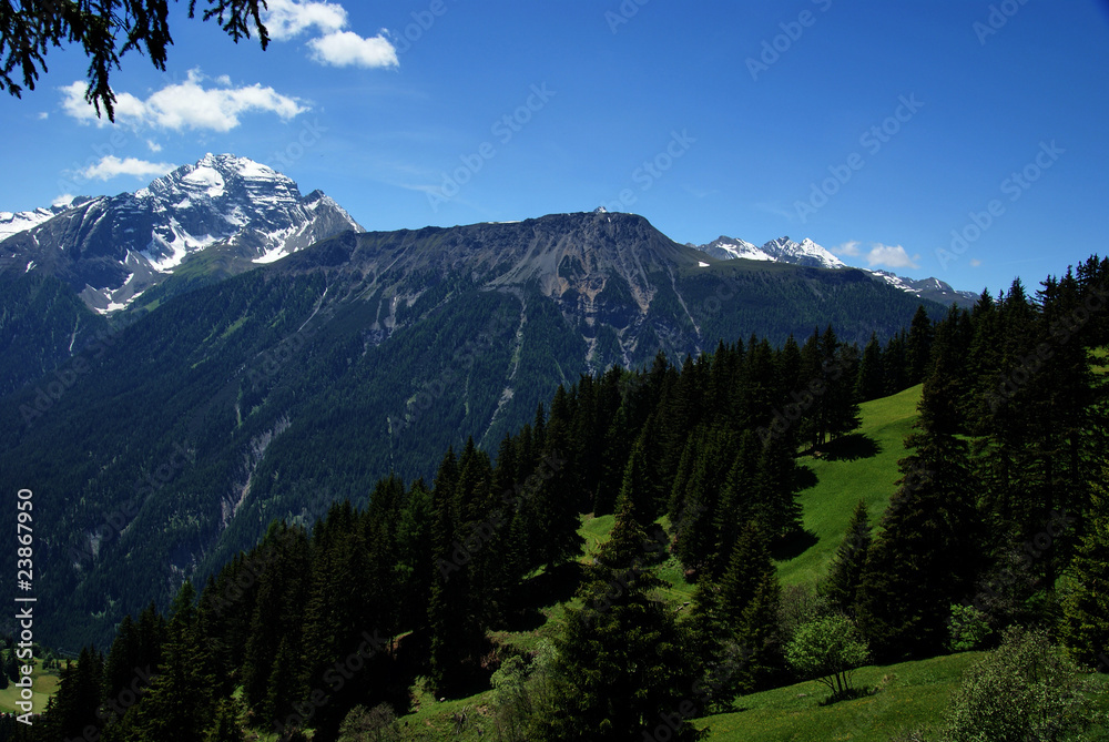 Fototapeta premium Alpenpanorama