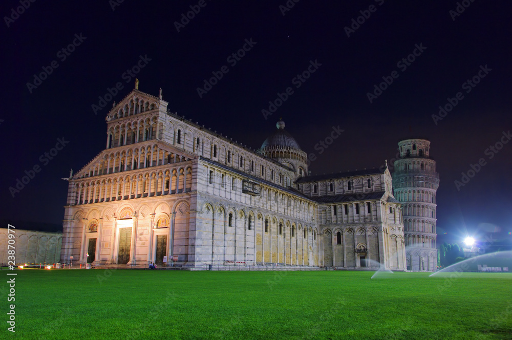 Pisa Kathedrale Nacht - Pisa cathedral night 05