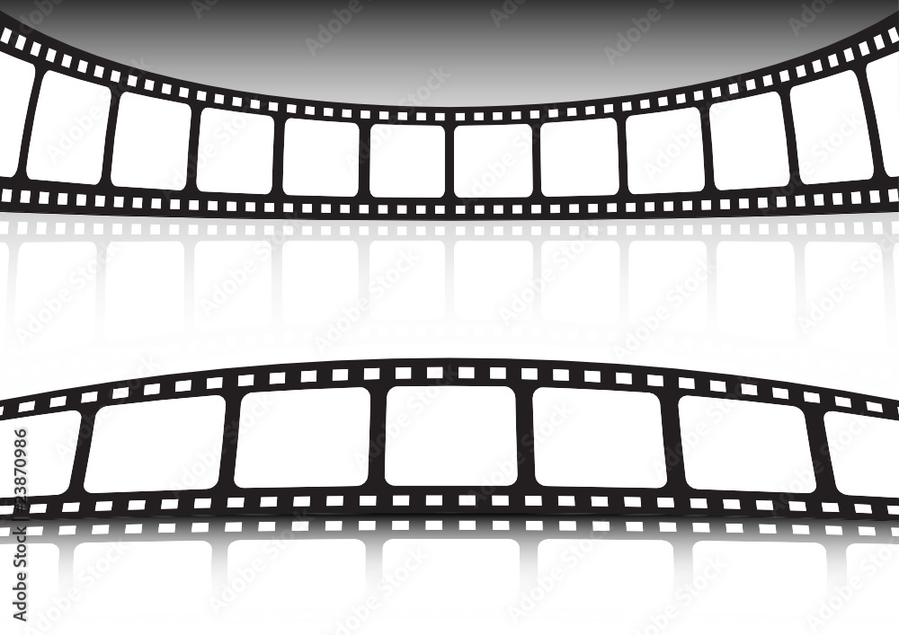 Vector cinema banner background illustration collection