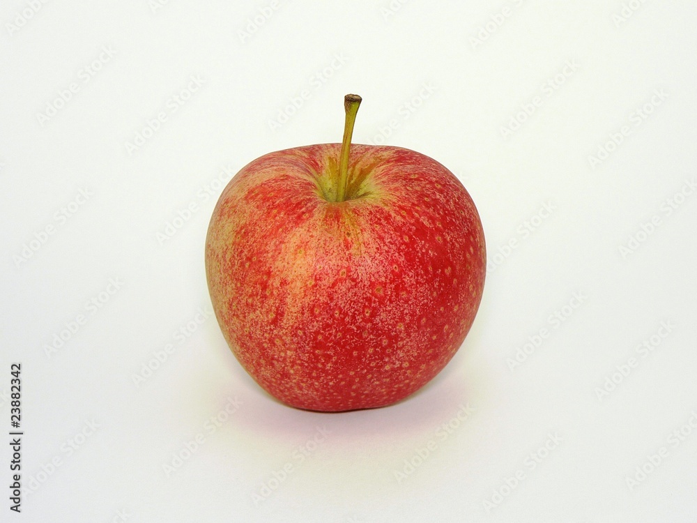 a natural red apple