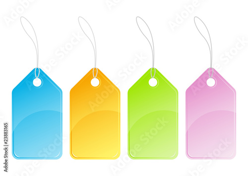 Etichette Colorate Estive