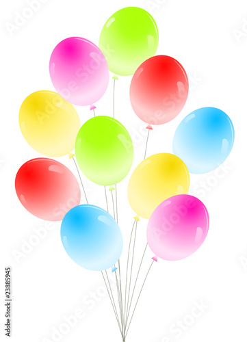 Shiny balloons
