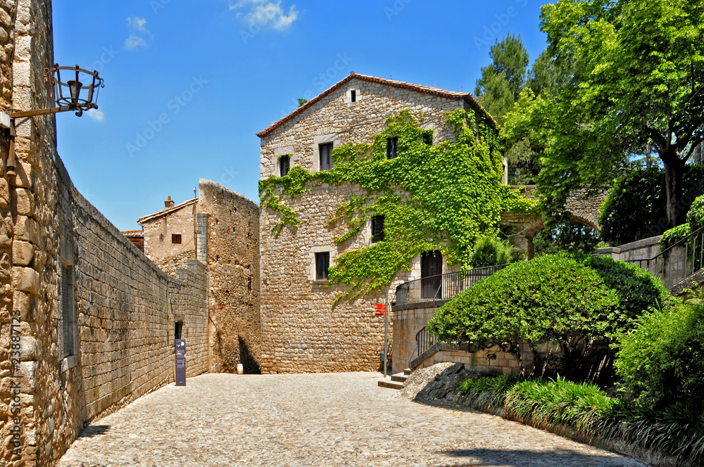 old quarter of Girona, Spain