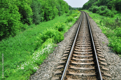 Landscape with railway