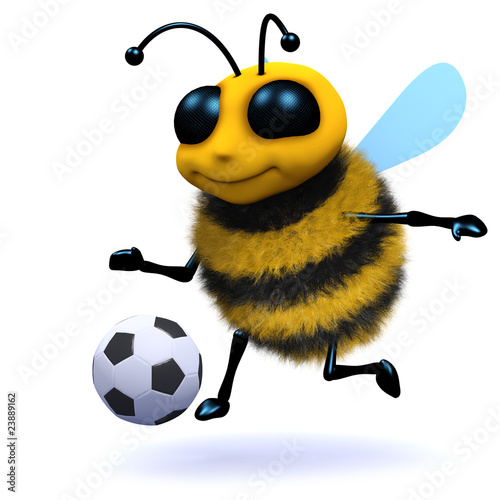3d Soccer Bee