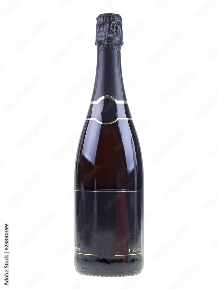 champagne bottle isolated on white background champagne bottle isolated on white background