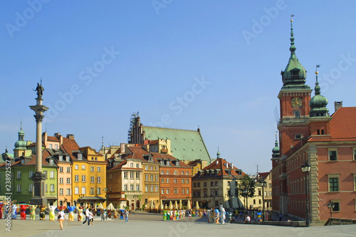 Castle Square  Warsaw  Poland