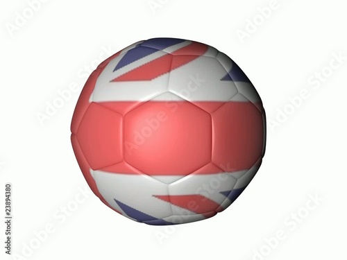 balón de fútbol bandera inglaterra