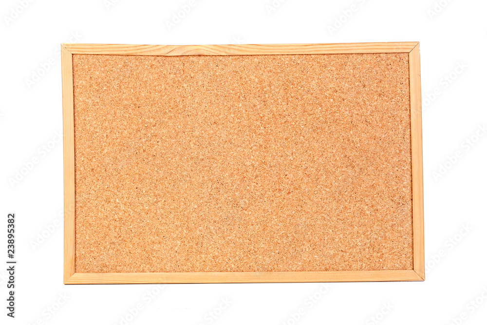 Fototapeta premium Empty cork billboard