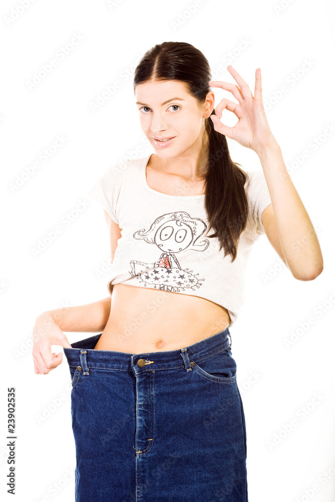 Young slim woman Young slim woman