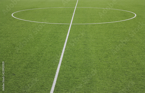 Fußball Rasen-Kreis © rotschwarzdesign