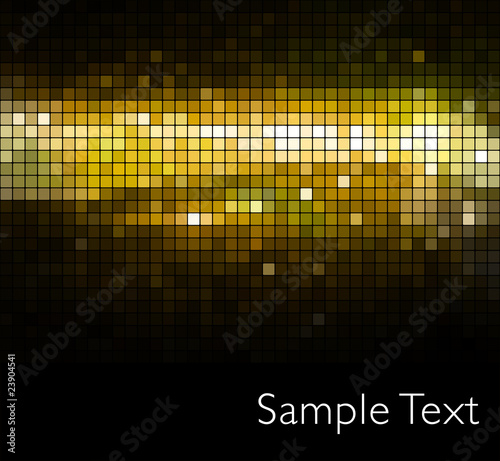 Golden business mosaic.