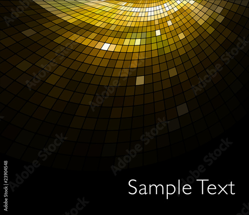Golden business mosaic.