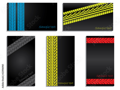 Tracked business cards